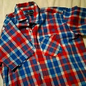 Moto gear plaid shirt XL